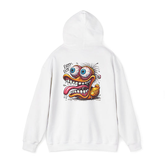 Crazy Cartoon Monster Hoodie - "Every Bite" Retro Hot Rod Art Pullover