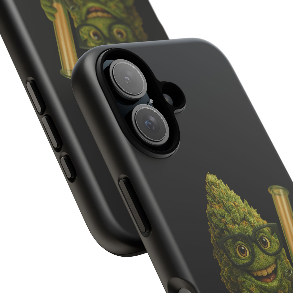 Phone Case — "Educated. Medicated. Elevated." Cute Bud Scientist Design