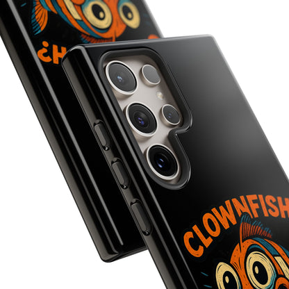 Phone Case — “Clownfish? I’m a Killer Joke.” Funny Creepy Fish Graphic