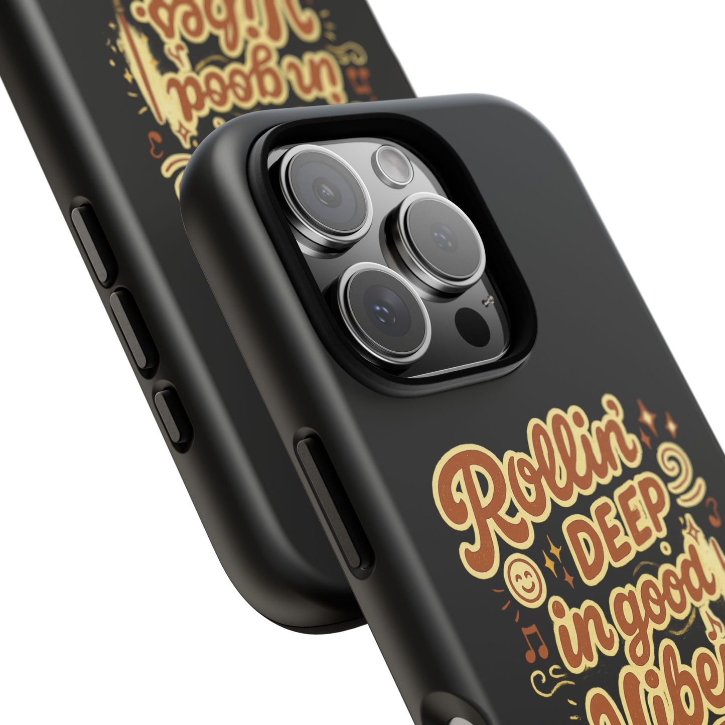 Phone Case — "Rollin' Deep in Good Vibes" Cartoon Retro Design