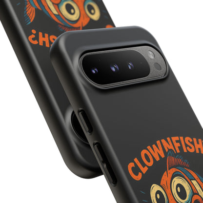 Phone Case — “Clownfish? I’m a Killer Joke.” Funny Creepy Fish Graphic