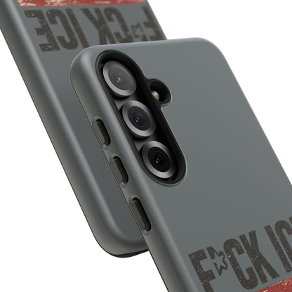 Phone Case - "F*CK ICE" Distressed Protest Design