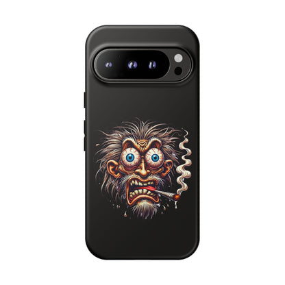 Phone Case — Wild Cartoon Monster Smoking Design