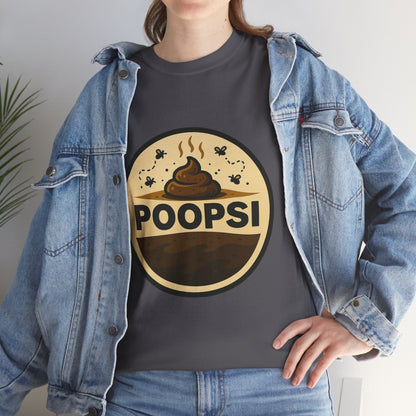 Poopsi Logo Tee | Funny Poop Graphic T-Shirt