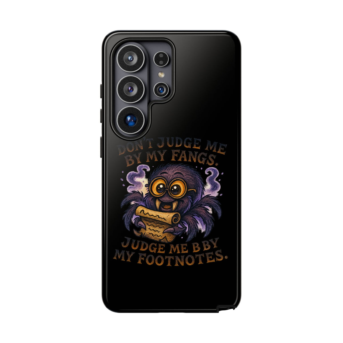 Phone Case — Fiery One-Eyed Demon with "I See Your Soul... And It's Disappointing"