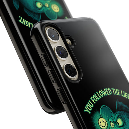 Anglerfish Phone Case – “You Followed The Light, That’s On You” Glow Horror Protective Case