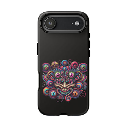 Psychedelic Smiling Eye Cluster Phone Case