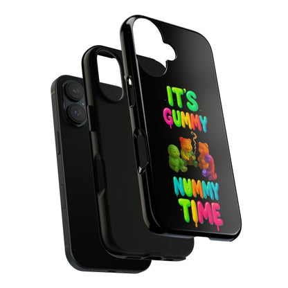 It's Gummy Nummy Time Phone Case — Colorful Gummy Bears Protective Case