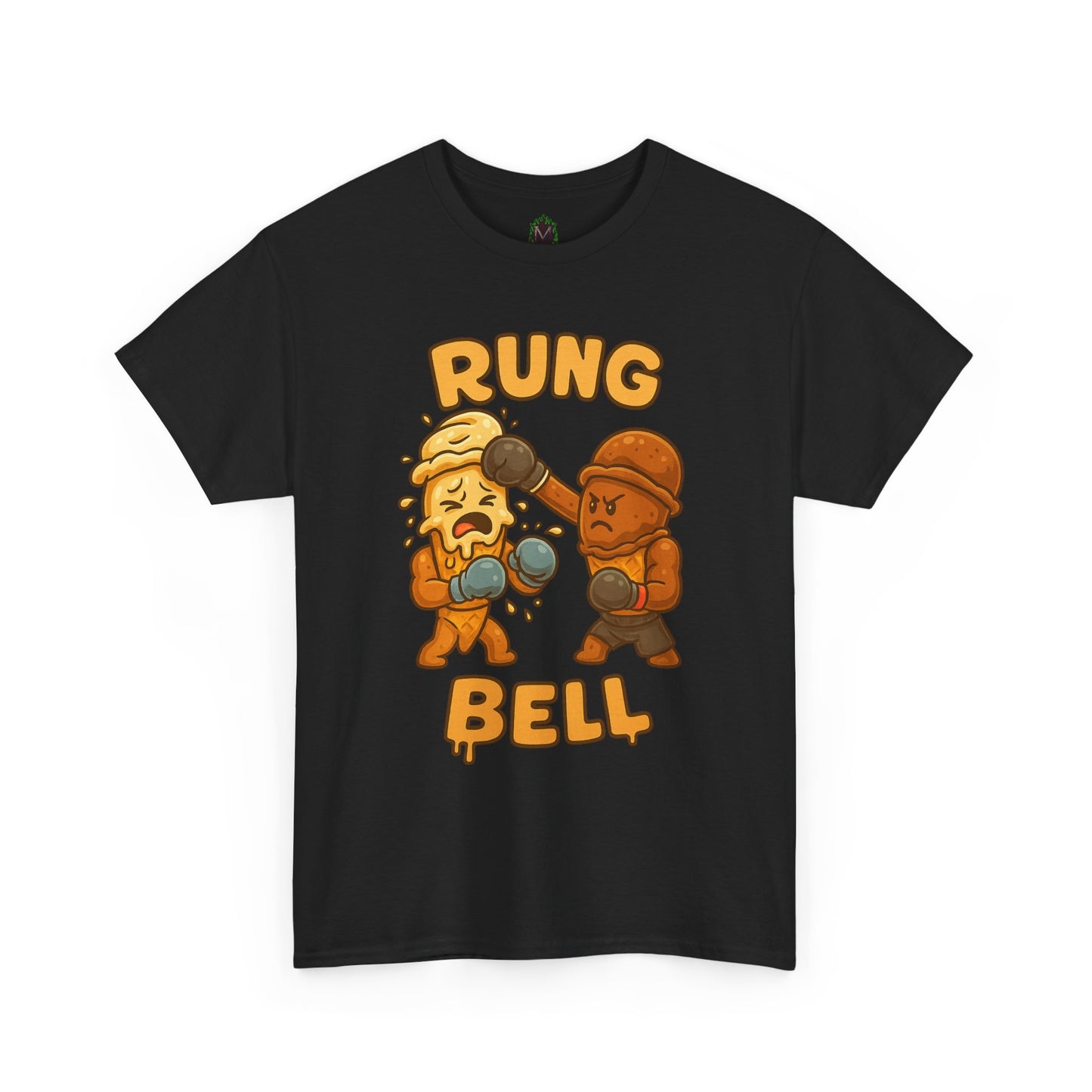 Rung Bell boxing donut tee | Funny food fight shirt