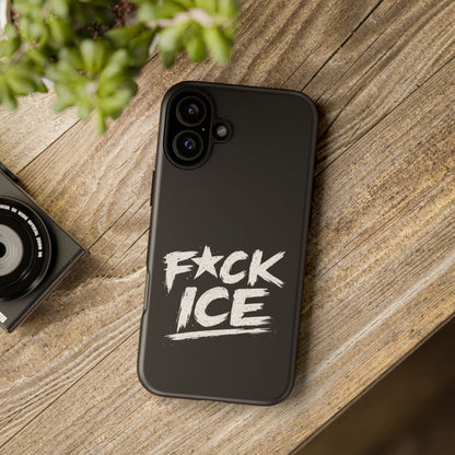 Phone Case — “F*ck Ice” Bold Protest Graphic Protective Case
