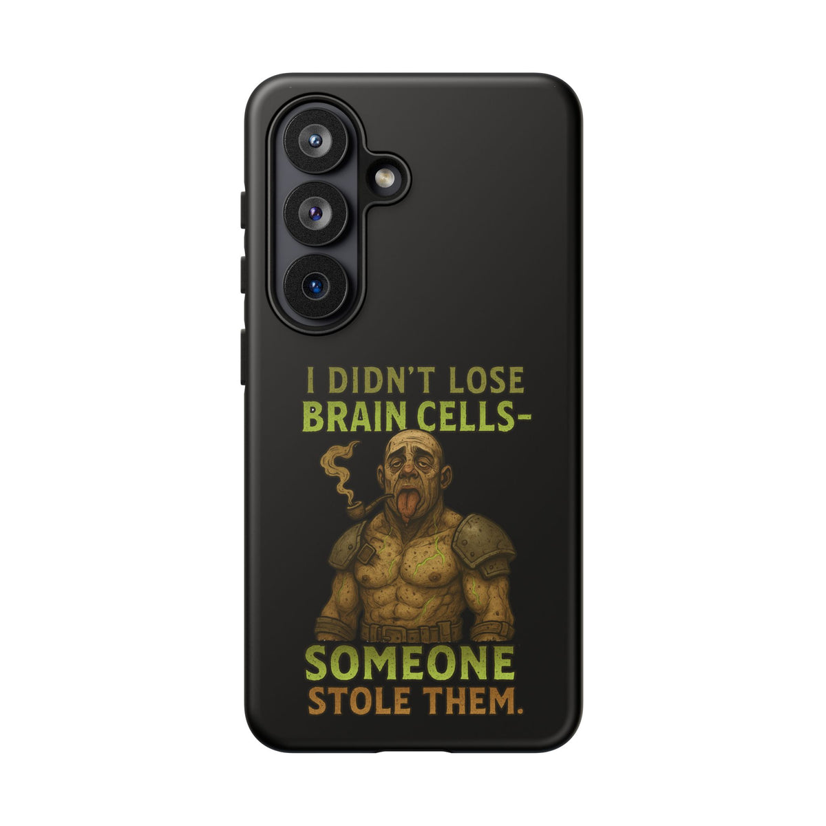 Phone Case — “I Didn’t Lose Brain Cells — Someone Stole Them” Humorous Zombie Graphic