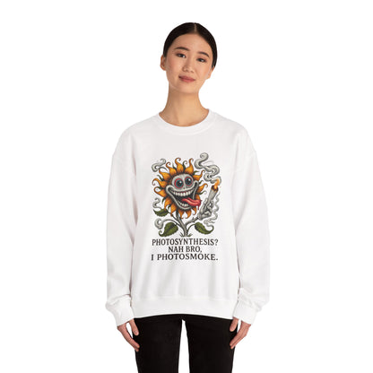Photosmoke Sunflower Crewneck Sweatshirt