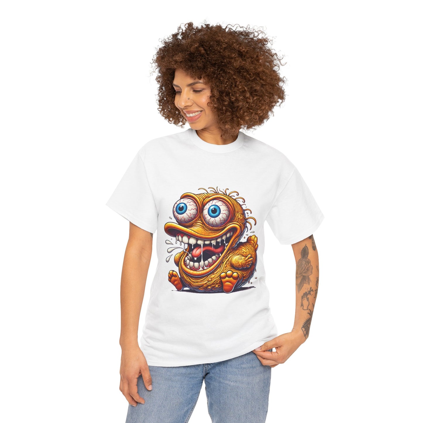 "Psycho Duck" Crazy Cartoon T-Shirt