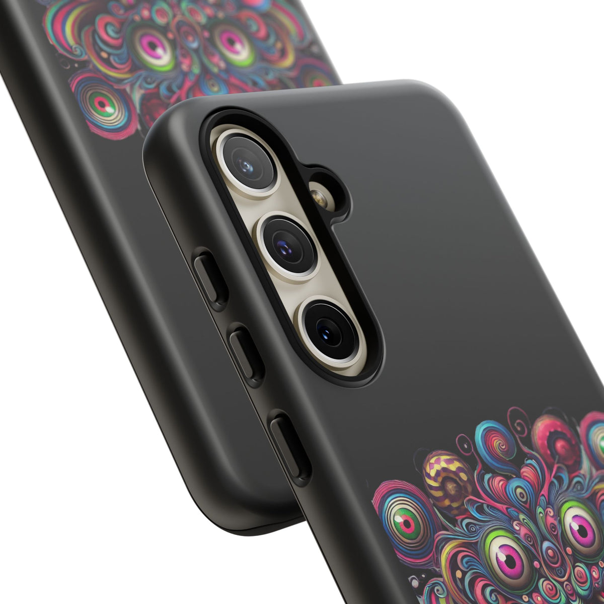 Psychedelic Smiling Eye Cluster Phone Case