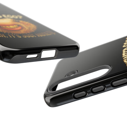 Phone Case — "Inflated Ego? Nah, It's Just Anxiety" Funny Pufferfish Design