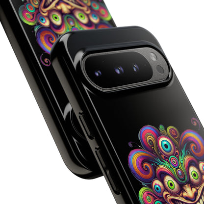 Psychedelic Jester Phone Case — Colorful Creepy Clown Tough Case