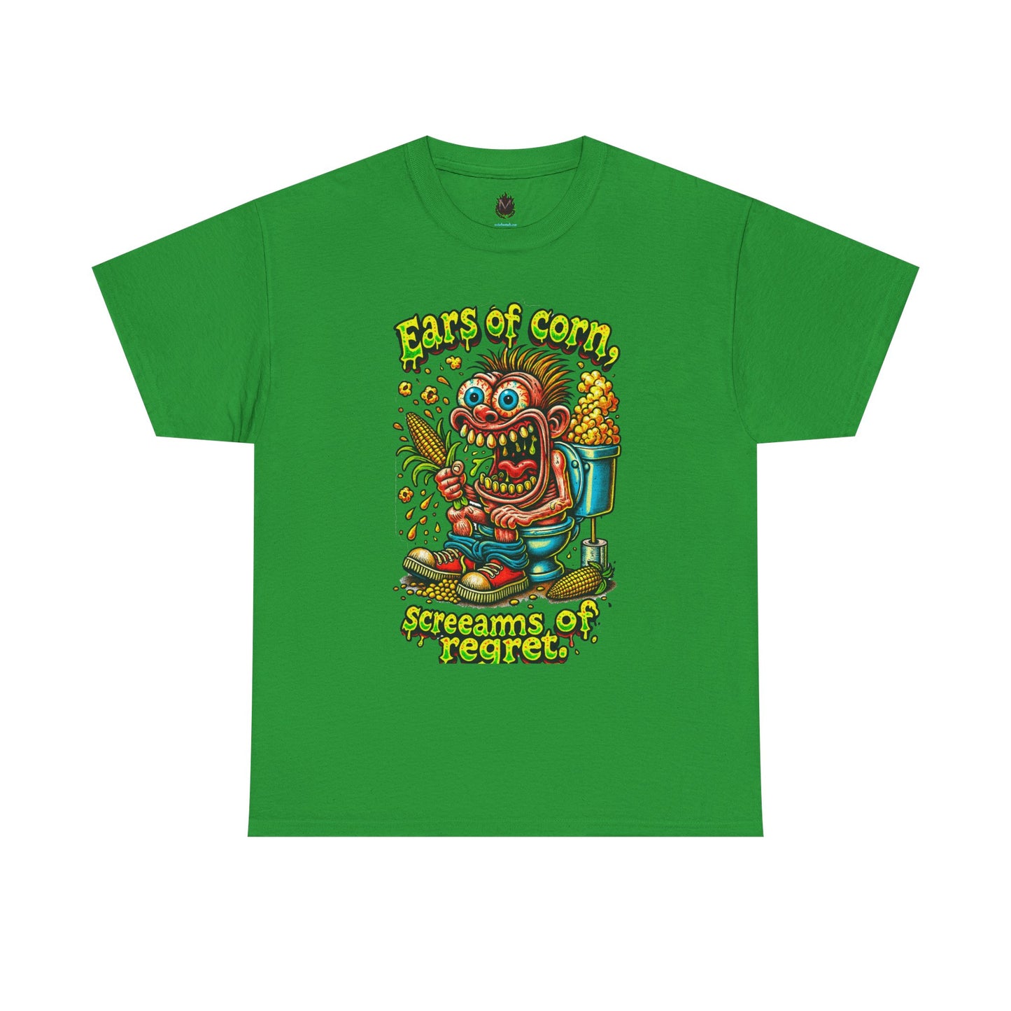 Ears of Corn Screams of Regret T-Shirt | Corn Monster Graphic Tee