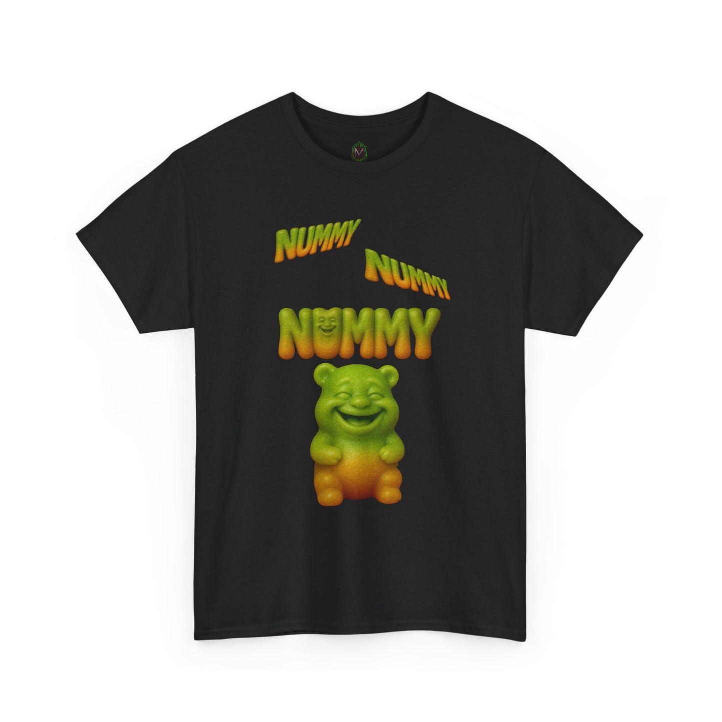Nummy Gummy Tee — Cute Green Gummy Bear Graphic T-Shirt