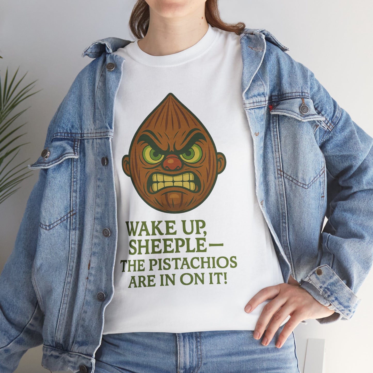 Almond Conspiracy – “The Pistachios Are In On It!” Tinfoil Nut Tee