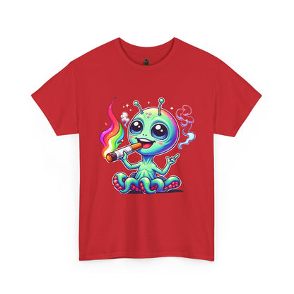 Colorful Alien Tee - Fun Graphic Tee