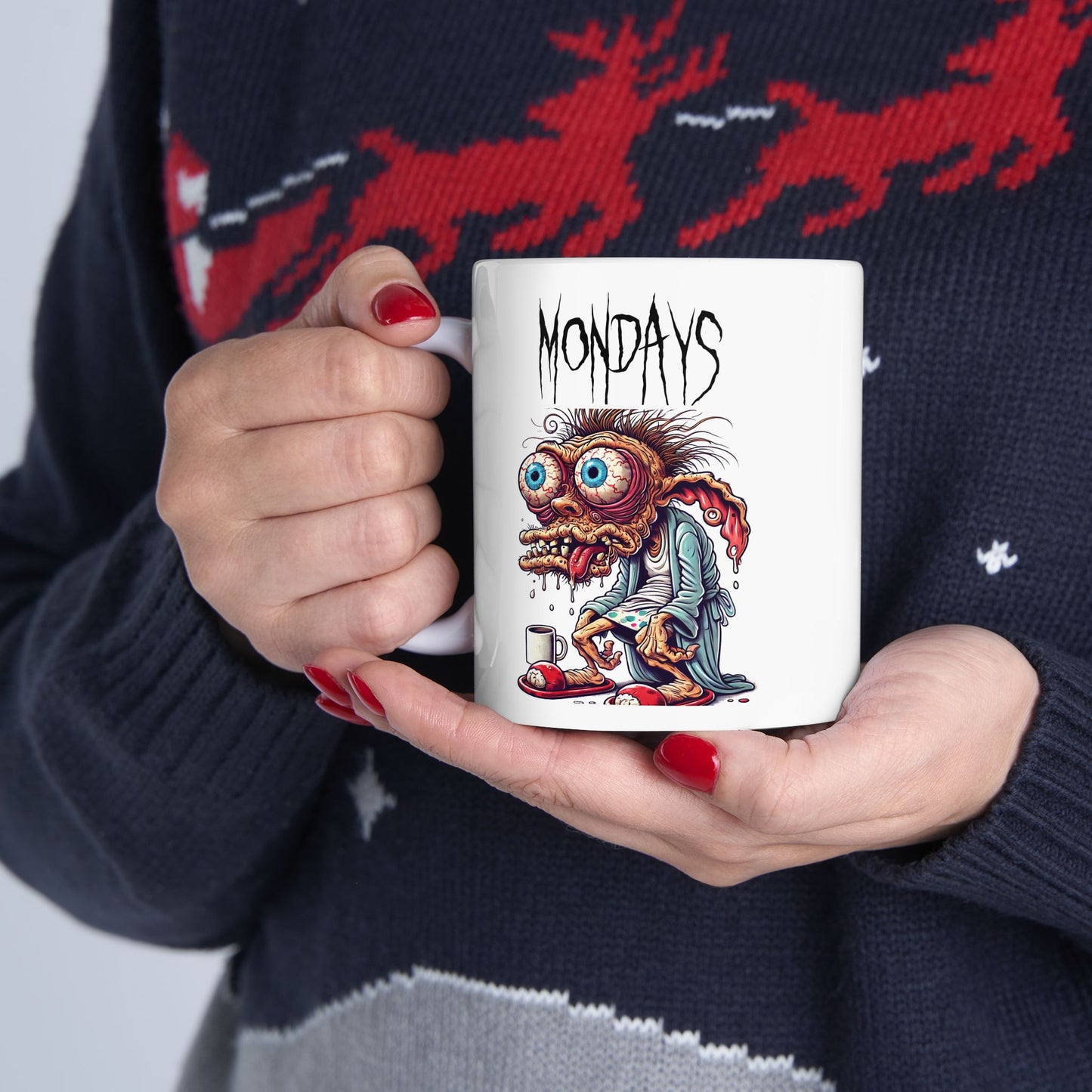 Mondays – Zombie Mug for the Coffee-Dead