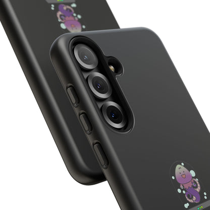 Phone Case — 'Got Protection?' Cute Purple Alien Anti-Shock Protective Cover