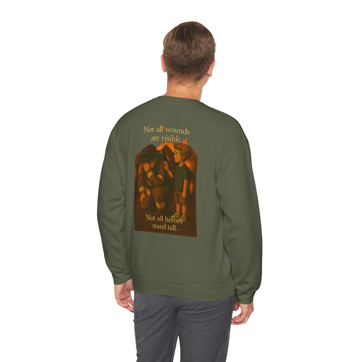 Not All Wounds Are Visible Crewneck Sweatshirt