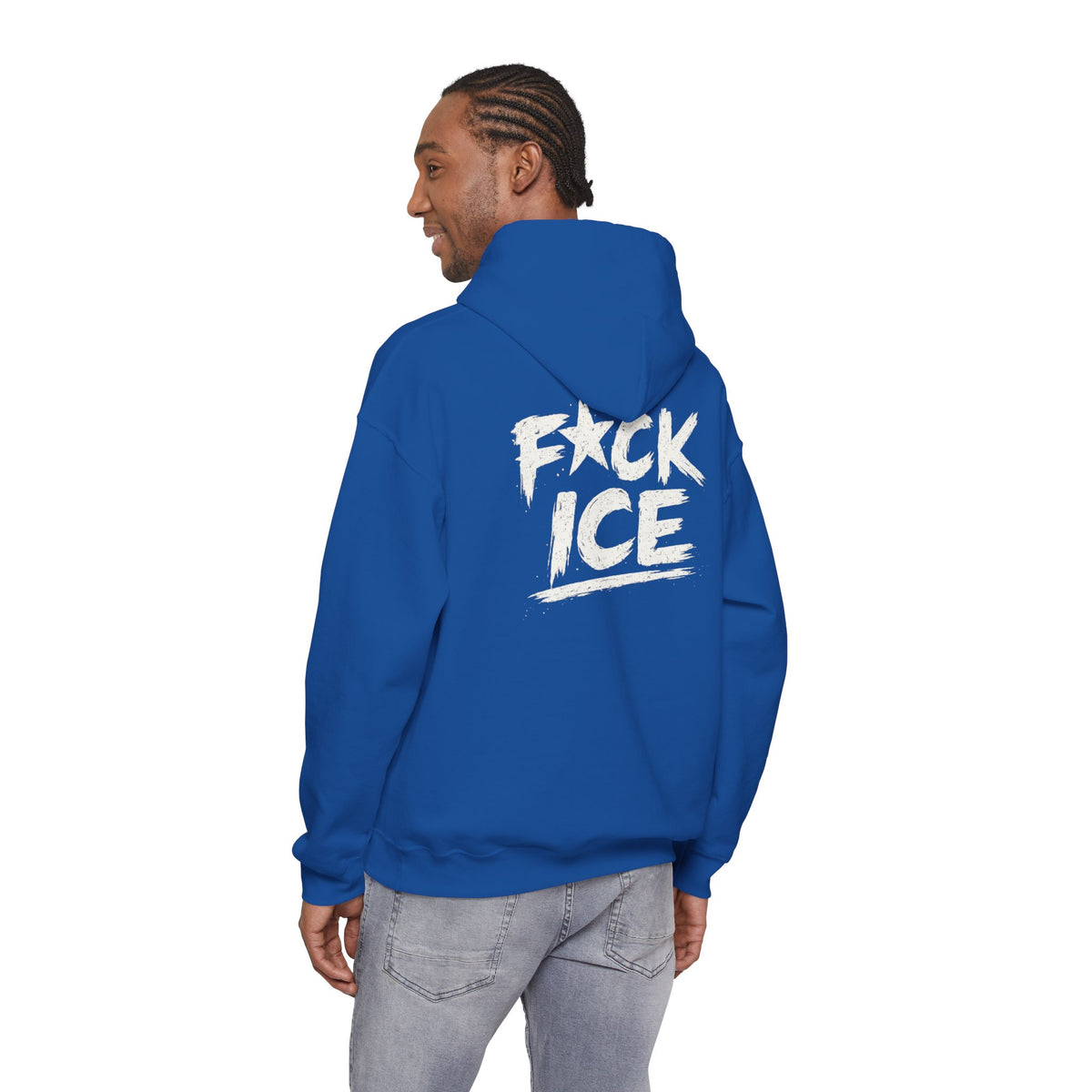 Hoodie — “F*ck Ice” Bold Graphic Back Print Hoodie