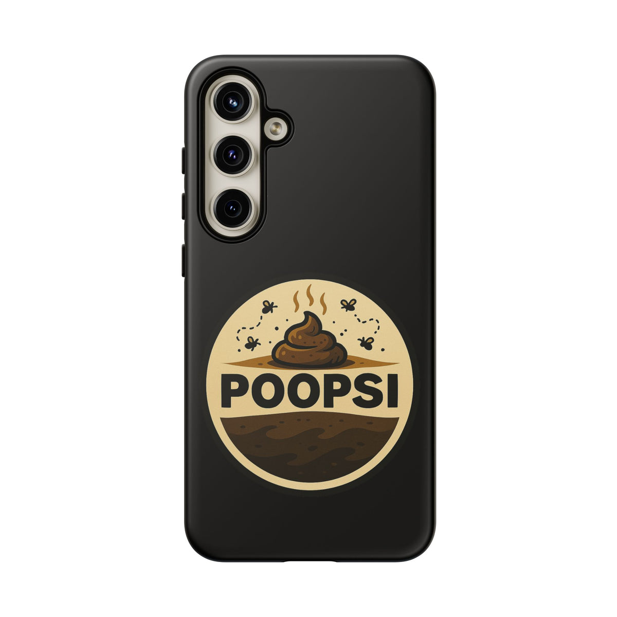 Phone Case — 'POOPSI' Funny Poop Logo Protective Cover