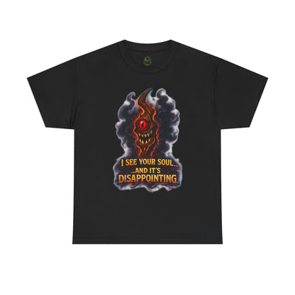 I See Your Soul Demon Eye T-Shirt | Horror Graphic Tee