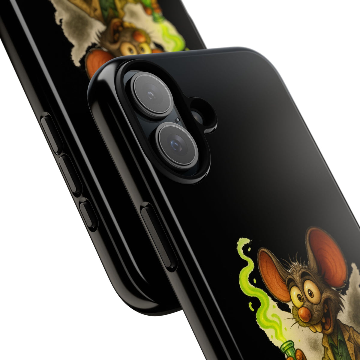 Phone Case — Funny Cartoon Rat "Oops That Wasn't Cheese" Protective Cover