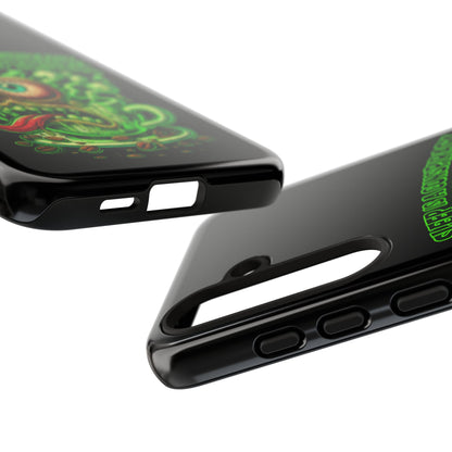 Phone Case — “Sleep Is a Conspiracy, Coffee Is Truth” Retro Monster Design