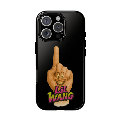 Phone Case — 'Lil Wang' Humorous Middle Finger Character Protective Cover