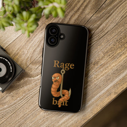 Phone Case — "Rage Bait" Angry Worm Fishing Design