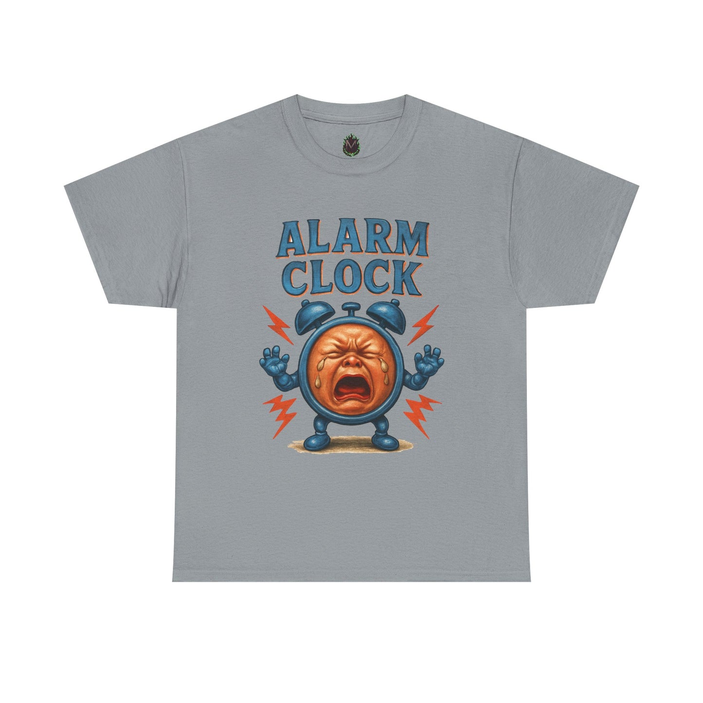 Alarm Clock crying face Tee | Funny Retro Alarm Clock design