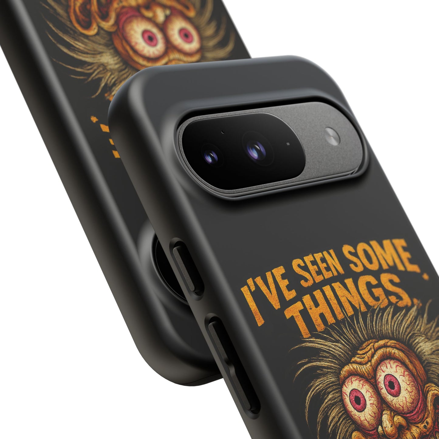 Funny Retro Monster Phone Case — "I've Seen Some Things, Most Of Them Were Me"