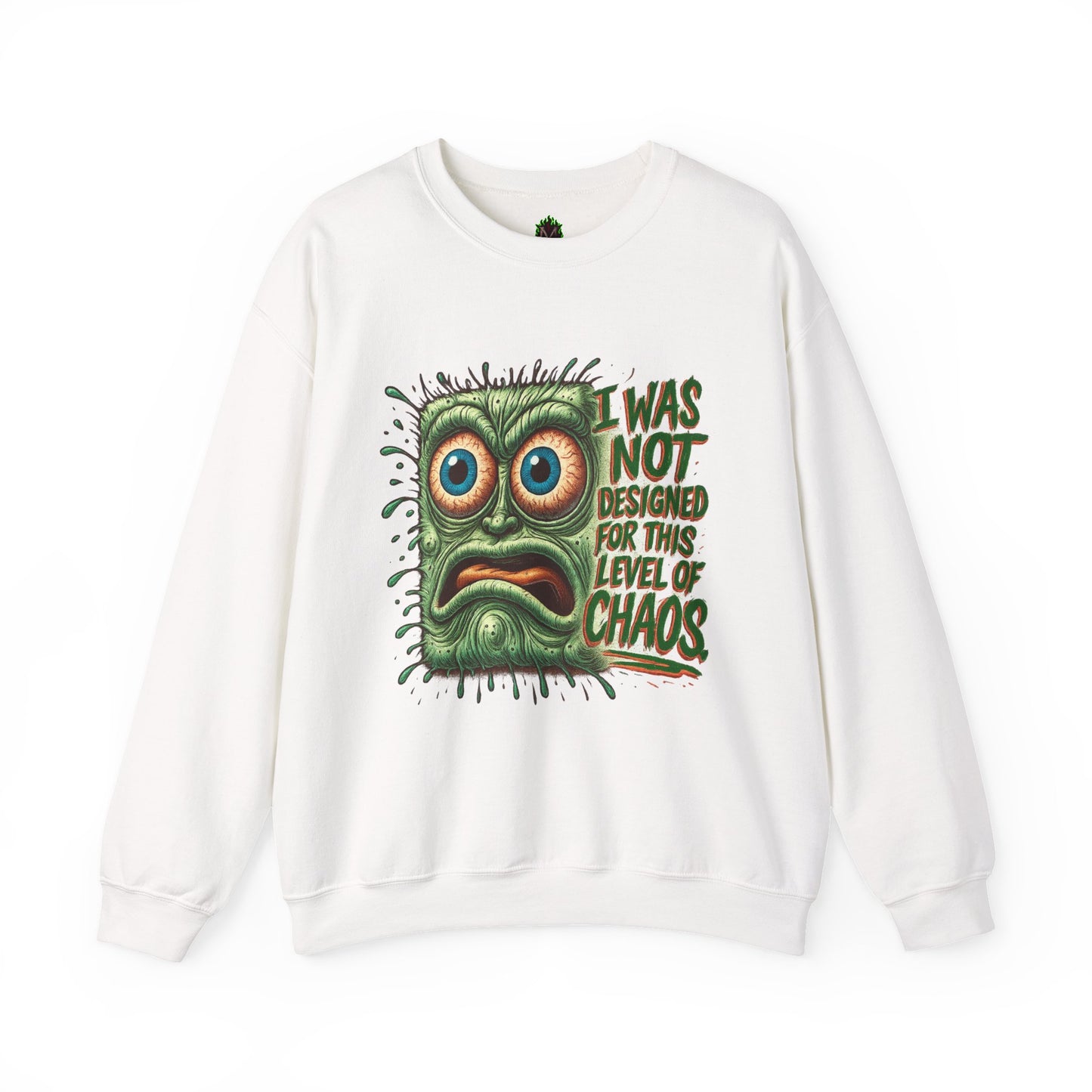 Chaos Pad – Overwhelmed Maxipad Crewneck