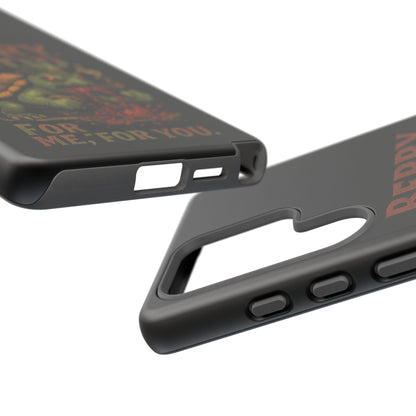 Phone Case — 'Berry Good' Zombie Turtle Graphic Tough Protective Case