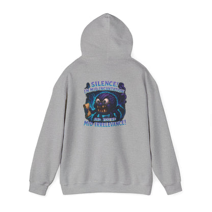 Skull Mage Hoodie — “Silence I’m Mid-Incantation and Mid-Irrelevance!” Graphic Pullover
