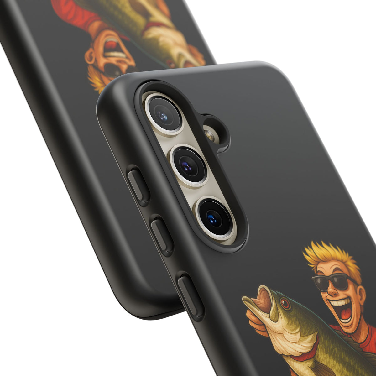 Fishing Phone Case — "I Came. I Cast. I Conquered." Graphic Bass Design