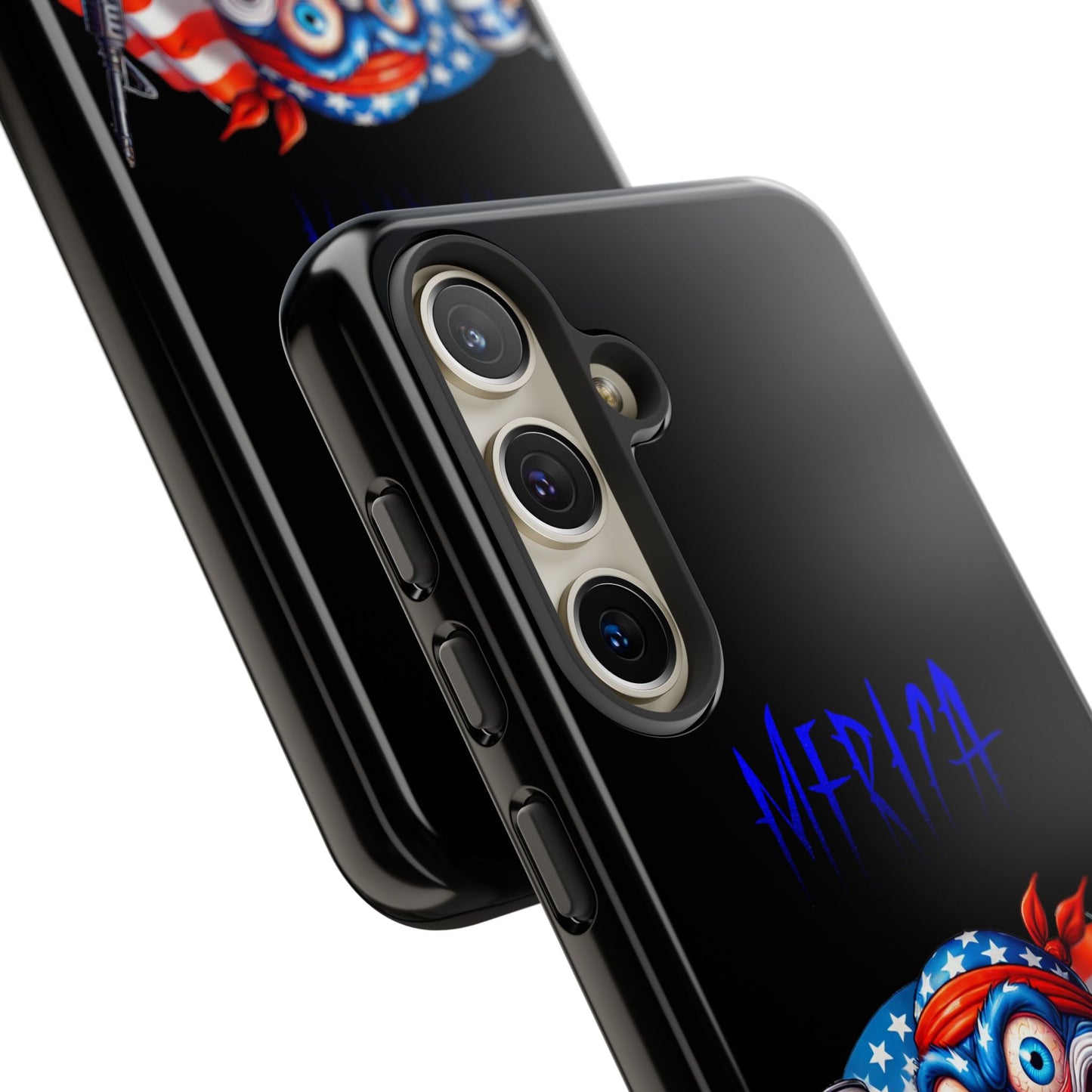 Phone Case — Patriotic 'Merica Clown with Flag, Beer & Rifle