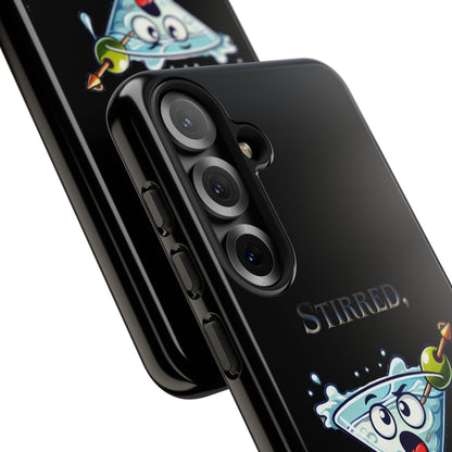 Stirred Not Shaken Phone Case — Funny Martini Cocktail Design