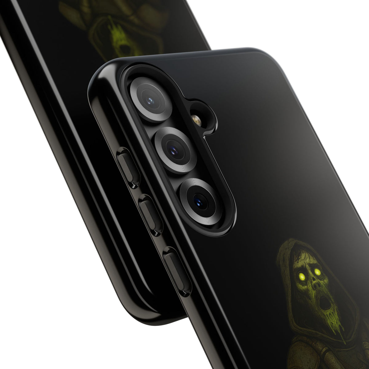 Phone Case — 'Toxic? Nah, Just Prophetically Unpleasant' Neon Grim Reaper Protective Cover