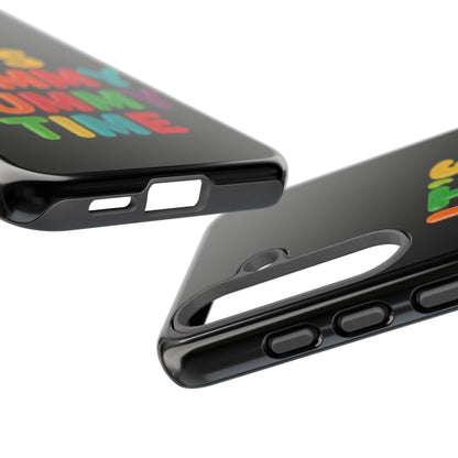 Phone Case — "It's Gummy Nummy Time" Colorful Candy Lettering Protective Case
