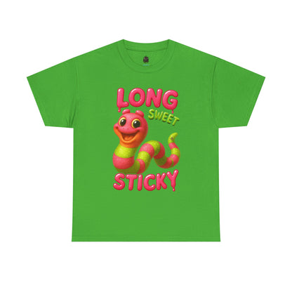 Long. Sweet. Sticky. – Gummy Worm Tee