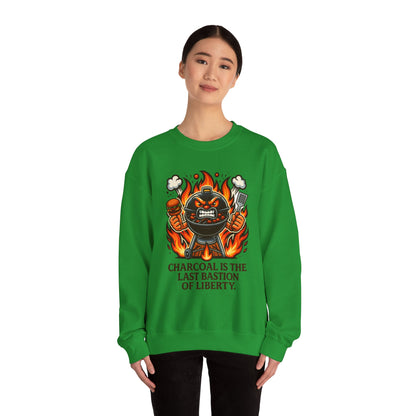 Charcoal Liberty Grill Crewneck Sweatshirt