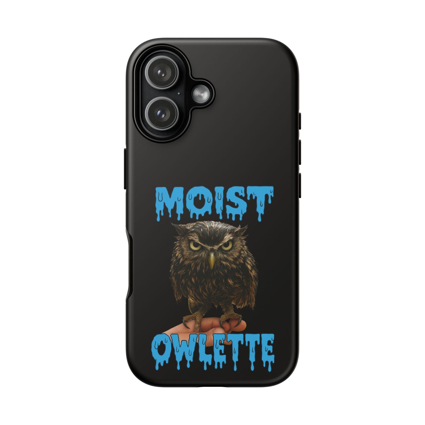 Moist Owlette Phone Case — Funny Owl Graphic Protective Case