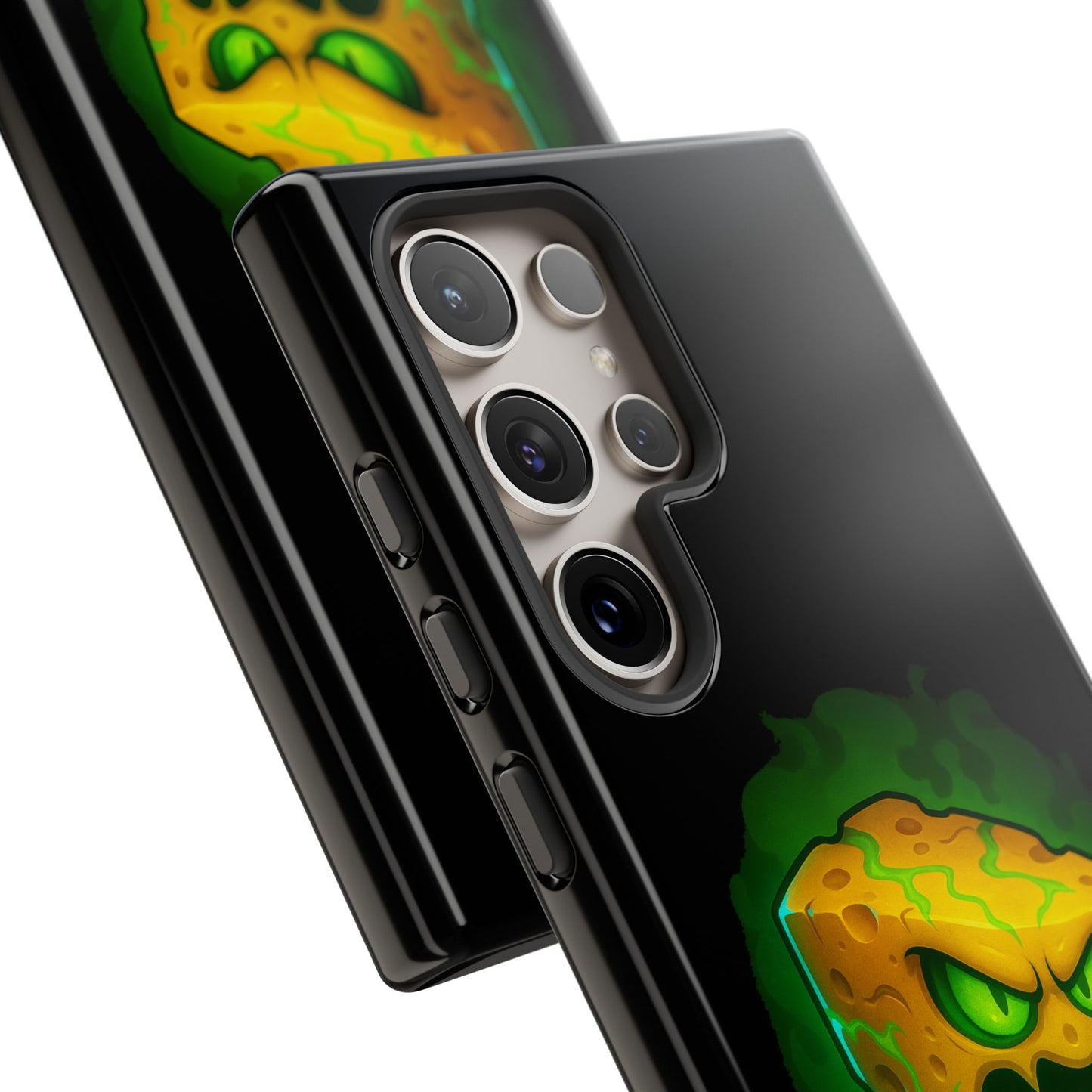 Phone Case — 'Smell That? It's Fear.' Spooky Cheese Monster Protective Case