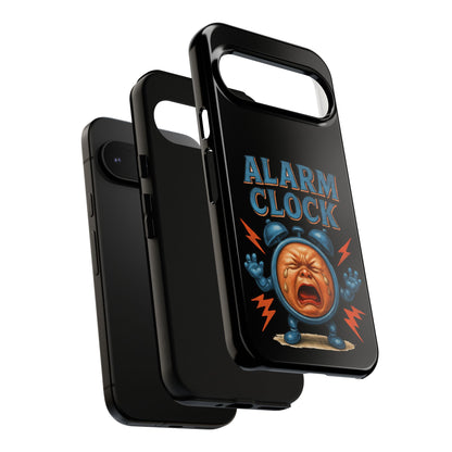 Phone Case — "Alarm Clock" Retro Screaming Clock Protective Cover