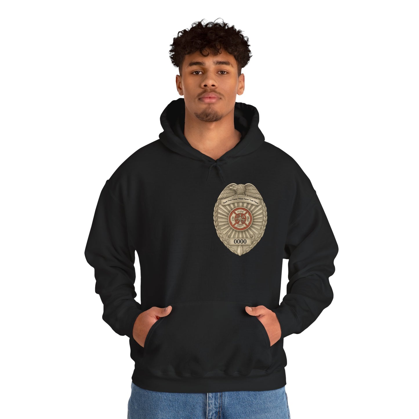 Flames Test Metal Firefighter Hoodie